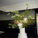 zijden boeket wit klein