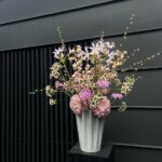 zijden boeket pastel