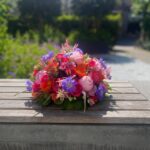 kleurrijke biedermeier rouw